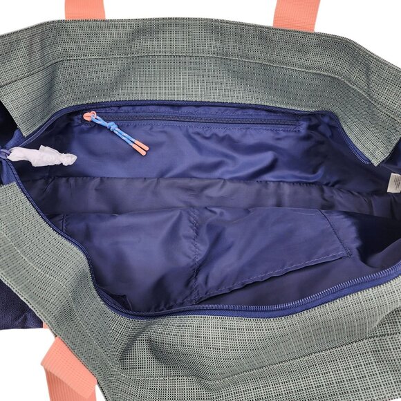 NEW Victoria's Secret PINK Bag Weekender Tote Zipper Canvas Color Block - Picture 6 of 11